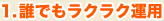 誰でもラクラク運用
